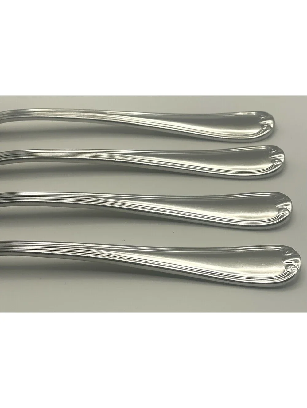 (4) Reed And Barton COLBY 18/10 Stainless China Dinner Fork Lot ~ 8 1/8”